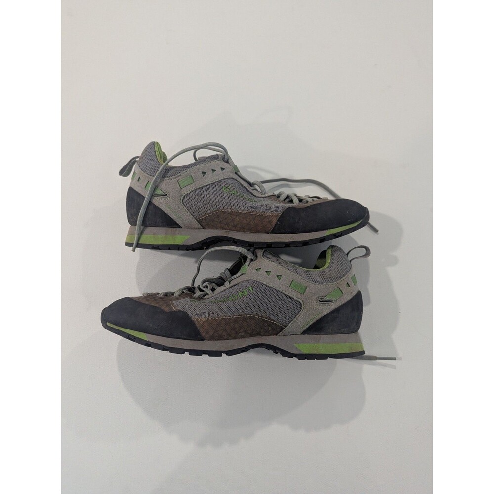 GARMONT Women's Sz 8 Grey/Green Dragontail G-Dry Hiking Shoes read